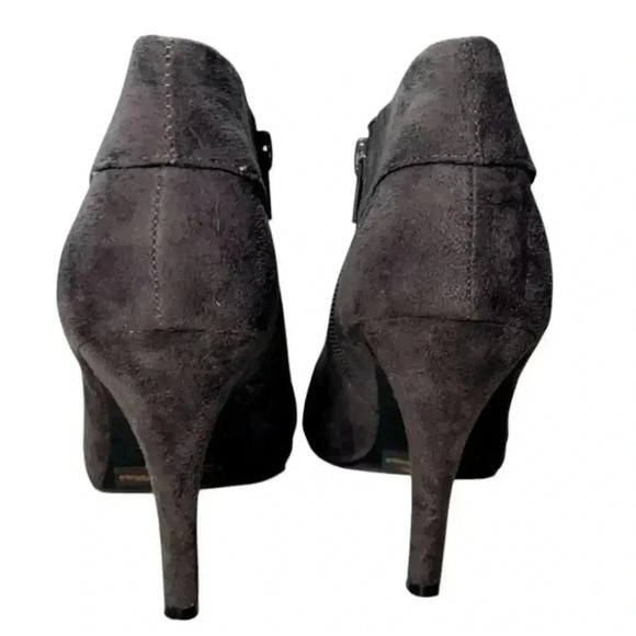 Charlotte Russe suede gray heels size 8 - Picture 5 of 6